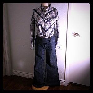 Woman's jeans and top size 2